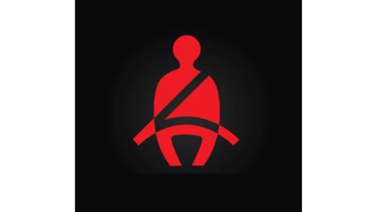 Seat belt reminder light